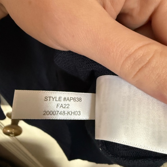 Men’s Navy XS J.Crew Merino Wool-Blend Crewneck Sweater - Picture 5 of 5